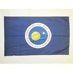 AZ FLAG - Drapeau NASA des Etats-Unis - 150x90 cm - Drapeau National Aeronautics And Space Administration Des Usa 100% Polyester Avec Fourreau et cordelette - Pavillon 110 g