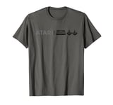 Atari 2600 Slim Logo Dark Print T-Shirt