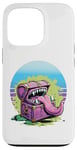 iPhone 13 Pro Monster chest sharp teeth long tongue horror fantasy monster Case