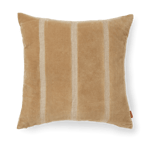 ferm LIVING Senti Stripe cushion 50x50 cm Dark sand-linen