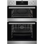 AEG DEX33111EM Double Oven Clean Enamel - Black