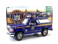 GREENLIGHT COLLECTIBLES 1/18 - FORD BRONCO XLT NEW YORK STATE POLICE - 1996 1912