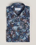 Eton Slim Fit Signature Twill Printed Shirt Navy