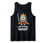 The Sushi King Funny Sushi Lover Tank Top