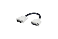 StarTech.com 6in DVI-D Dual Link Digital Port Saver Extension Cable M/F - DVI-D Male to Female Extension Cable - 6 inch - 2560x1600 (DVIDEXTAA6IN) - DVI forlængerkabel - 15.2 cm