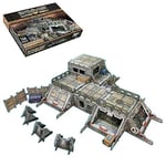 Battle Systems Sci-FI Terrain - Terrain Spatial 3D modulaire de 28 mm - Parfait pour Les Jeux de Guerre et Les Jeux de rôle - Modèles de Construction Multi-Niveaux imprimés en Couleur 3D 40K