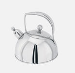 Stellar Horwood SV68 Bresor hob top Polished Kettle, 2L, Silver