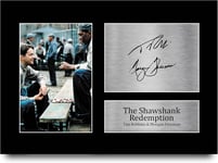 the Shawshank Redemption Gift Signed A4 Printed Autograph Tim Robbins Morgan Fre