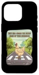 Coque pour iPhone 16 Pro Chicken Funny Why Did I Cross The Road No of Your Business