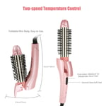 Folding Adjustment Mini Portable Straightener & Curler Comb Hair Stick Styling