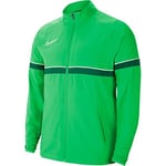 Nike Men's Dri-FIT Academy Track Jacket, Lt Green Spark/White/Pine Green/White, S