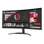 LG UltraWide 34WR50QK-B - LED-skärm - böjd - 34" - HDR