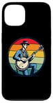 Coque pour iPhone 13 Lecteur banjo Sunset Music Lover