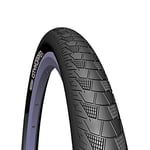 Rubena/Mitas Unisexe Cityhopper Anti Punchure X1 Pliante Flatland Pneu BMX, Noir, Taille 28 x 2.00