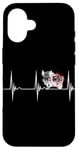 iPhone 16 Wild Boar Hunting Razorback Target Heartbeat EKG Pulse Beat Case