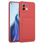 Xiaomi 11 Lite 5G NE / Xiaomi Mi 11 Lite 5G / Xiaomi Mi 11 Lite skal med korthållare - Rosa Rosa