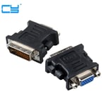 Adaptateur de moniteur vidéo DVI 24 + 5 mâle vers VGA femelle,convertisseur de connecteur dvi vga - Type < =0.5m