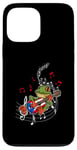 iPhone 13 Pro Max Puerto Rico Flag Coqui Frog Play Guitar Puerto Rican Music Case