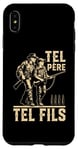 Coque pour iPhone XS Max Tel père tel fils accessoire chasseur chasse humour