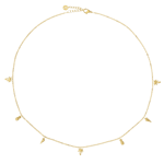 Edblad Tropic Necklace Multi Gold Guld