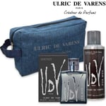 Perfume Ulric De Varens Set for Men Bag EDT 60ml+Deo Spray 200 ml