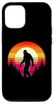 Coque pour iPhone 13 Pro Bigfoot Sasquatch Amoureux des années 70 et 80 rétro pour homme et femme