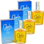 3x Revlon Charlie BLUE EAU Fraiche Natural Spray 100ml Women's Fragrance