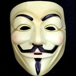 Uusi Anonymous Guy Fawkes Fancy Dress -asusteet Macka Ripsivärit Halloween The V Party Cosplay Naamiaismaskit