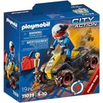 Playmobil - Pilot och fyrhjuling - Hastighet och spänning - Barn - Flerfärgad - Blandade material Flerfärgad