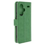 Avizar Folio case for Redmi Note 13 Pro Plus Video stand portfolio, Green