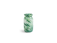 Hay - Splash Vase Roll Neck Small Green Swirl