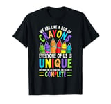 Funny Teacher Back to School We Are Like a Box of Crayons T-Shirt