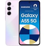 Samsung Galaxy A55 5G 16.8 cm (6.6") Hybrid Dual SIM Android 14 USB Type-C 8 GB 128 GB 5000 mAh Lilac