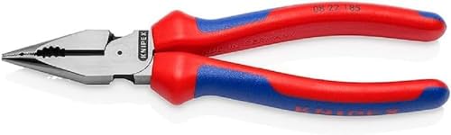 KNIPEX 08 22 185 SB Pince universelle multifonctions avec gaines bi-matière noire atramentisée 185 mm