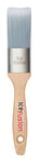 ProDec Advance 1.5 inch Ice Fusion Oval Trade Synthetic Paint Brush for Painting with Emulsion, Gloss, Satin Paints Ideal for Skirting Board, Architrave and Other Curved or Moulded Surfaces, 1.5" 38mm