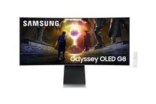 Samsung Odyssey OLED G8 S34DG850SU skärm - 34" - AMD FreeSync Premium Pro - 0,03ms - UWQHD 3440x1440 vid 175Hz