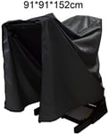 Juste De Tapis Roulant Pliable,Anti-Poussière Et Imperméable,Grill Oxford,Protection Solaire Imperméable (Noir) - Type 91x91x152cm-Black