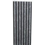 Rideau de porte Florence chenilles 90x220 cm - gris, noir