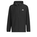 adidas Homme Run It Stripes Jacket, Black, XS