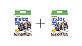 Fuji - Instax WIDE film 20shots - BUNDLE with 2 x 20shots