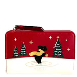 RADLEY Skate The Night Away Red Leather Bifold Purse With Dust Bag -BNWT RRP £79