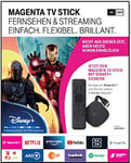 Telekom MagentaTV Stick | TV via WiFi | With MagentaTV over 50 TV stations in HD | Home or on the go | Streaming Services (Netflix, Prime Video, Disney+, TVNOW...) Android TV, 4K UHD