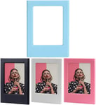 Mini Poche Magnétique Ca Es Photo, Fit Pour Instax, 3.5X2.5 Pouces, Ca Es Réfrigérateur, 4 Couleurs/Pack Arc-En-Coloré