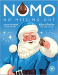 NOMO Christmas Chocolate Advent Calendar - 24 Creamy Choc Drops - Vegan & Free &