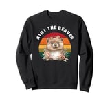 Nibi The Diva Beaver, Wild, Cute and Free Sweatshirt