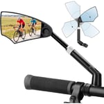 Ccykxa - Retroviseur Velo, 1 Pièce Réglable 360° Rotatif Rétroviseur Vélo Électrique Verre hd Haute Qualité Universelle Rétroviseurs Velo Guidon