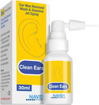 NAVEH PHARMA CleanEars  FastActing Ear Wax Removal Drops  Breaks Down  Dissolves