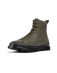 Camper Homme Brutus K300245 Bottine moyenne à lacets Vert foncé 027, 40 (EU)