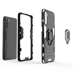 Cool Guard Ring -teline Kickstand PC + TPU hybridipuhelimen kansi OPPO A91/F15