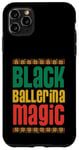 Coque pour iPhone 11 Pro Max Ballerine noire magique style africain